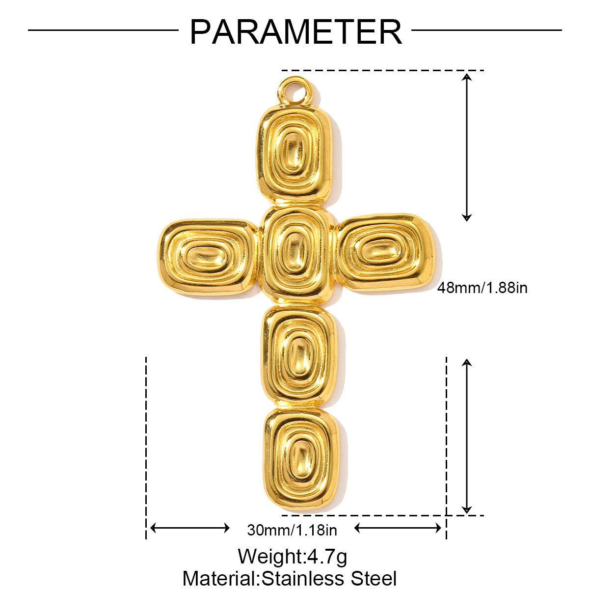 6pcs/pack Stainless Steel Rhinestone Star Clover Eagle DIY Charms Heart Moon Cross Necklace Pendants Woman Wolf Tooth Jewelry