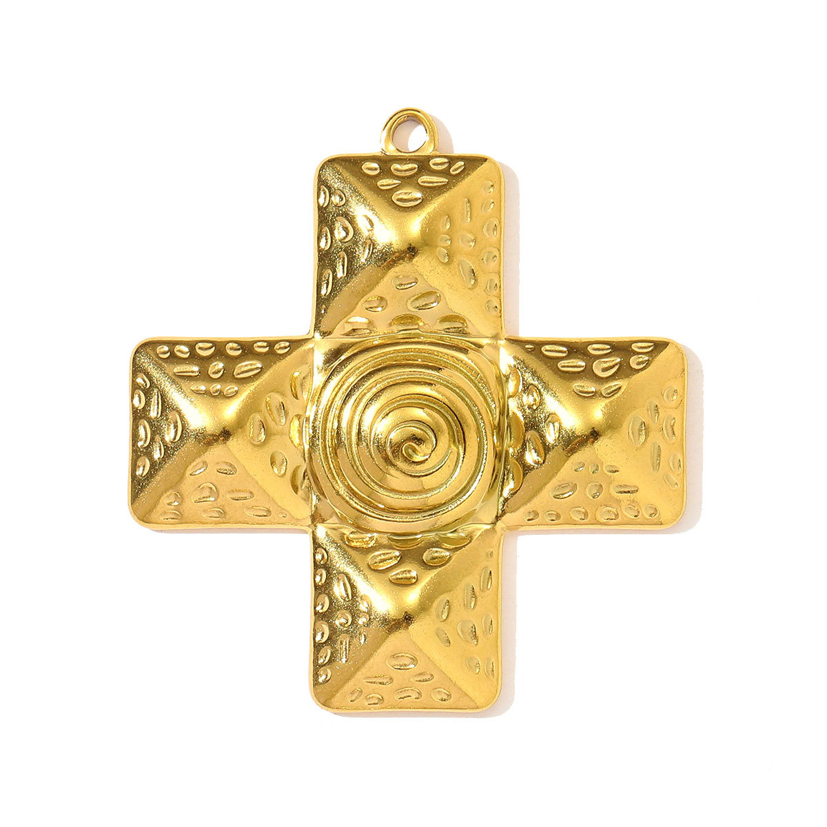 6pcs/pack Stainless Steel Rhinestone Star Clover Eagle DIY Charms Heart Moon Cross Necklace Pendants Woman Wolf Tooth Jewelry
