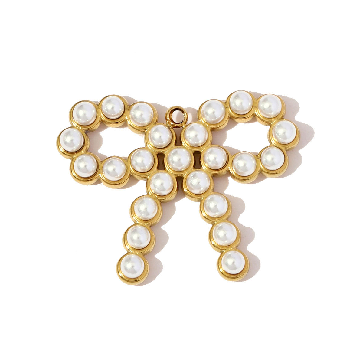 6pcs/pack Stainless Steel Rhinestone Star Clover Eagle DIY Charms Heart Moon Cross Necklace Pendants Woman Wolf Tooth Jewelry