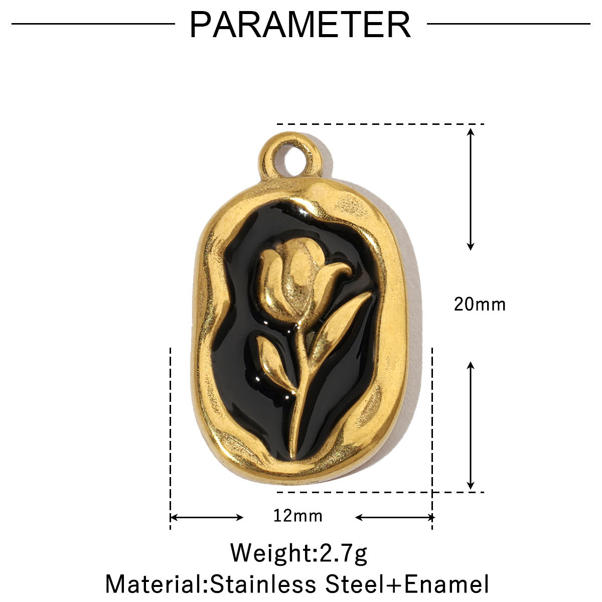 6pcs/pack Stainless Steel Waterdrop Evil Eye Angel DIY Charms Round Shell Sun Butterfly Necklace Pendants Woman Jewelry Wholesale