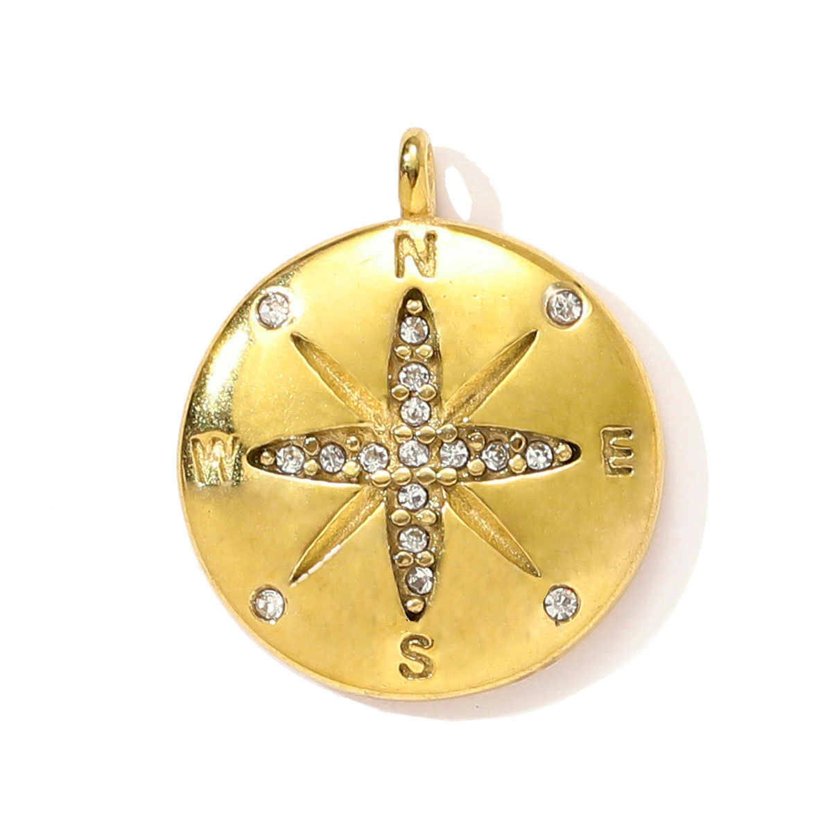 6pcs/pack Stainless Steel Rhinestone Butterfly Star Necklace Pendant Cactus DIY Bracelet Charm Women Hamsa Hand Cross Jewelry