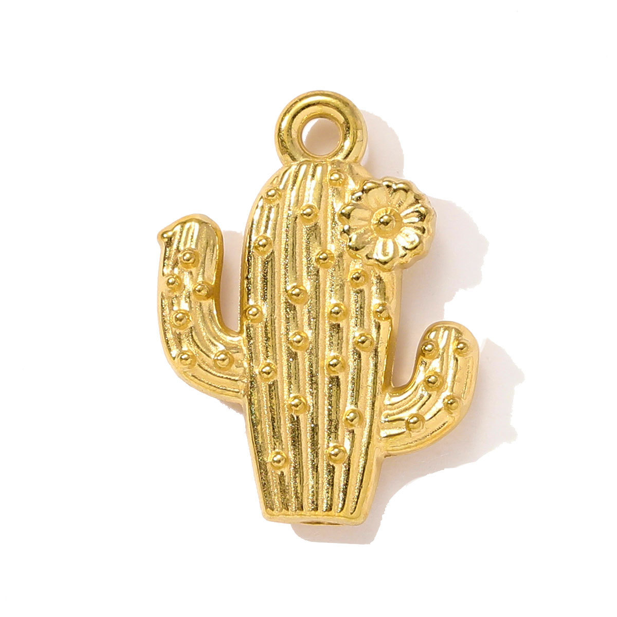 6pcs/pack Stainless Steel Rhinestone Butterfly Star Necklace Pendant Cactus DIY Bracelet Charm Women Hamsa Hand Cross Jewelry