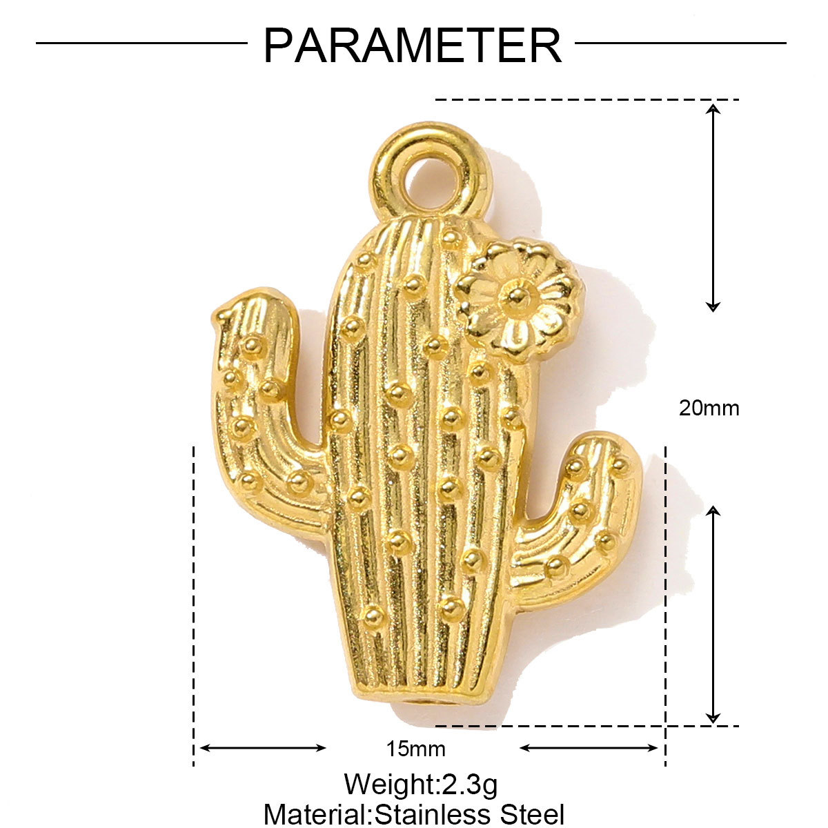 6pcs/pack Stainless Steel Rhinestone Butterfly Star Necklace Pendant Cactus DIY Bracelet Charm Women Hamsa Hand Cross Jewelry