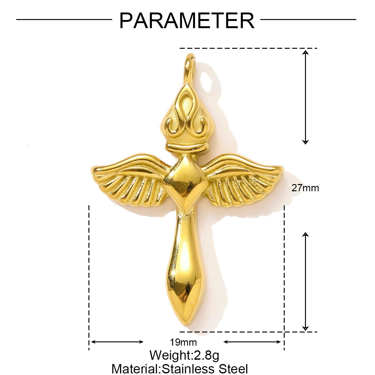 6pcs/pack Stainless Steel Rhinestone Butterfly Star Necklace Pendant Cactus DIY Bracelet Charm Women Hamsa Hand Cross Jewelry