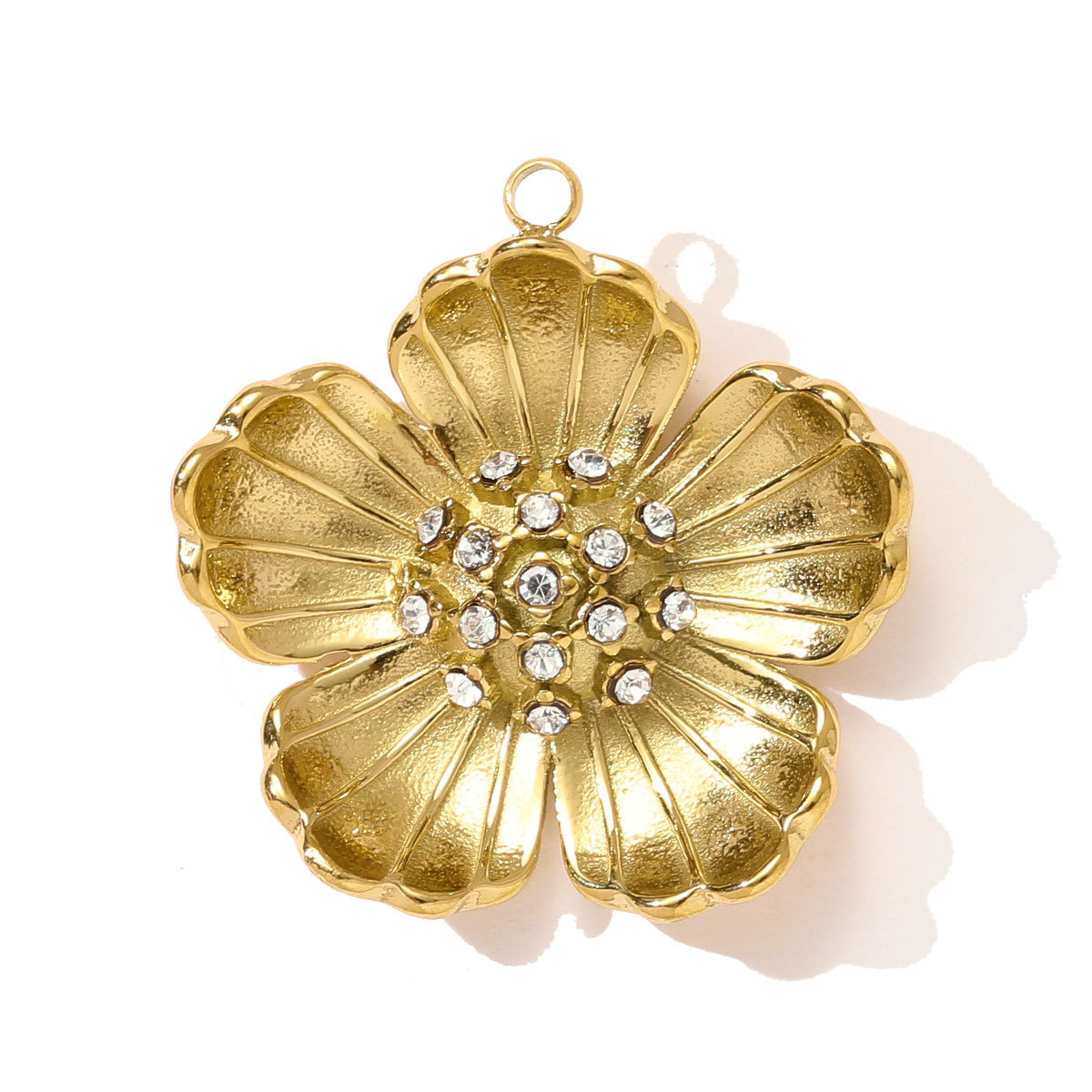 6pcs/pack Retro Stainless Steel Dasiy Sunflower Necklace Pendant Octopus Guitar DIY Earring Charm Women Baseball Cap Jewelry