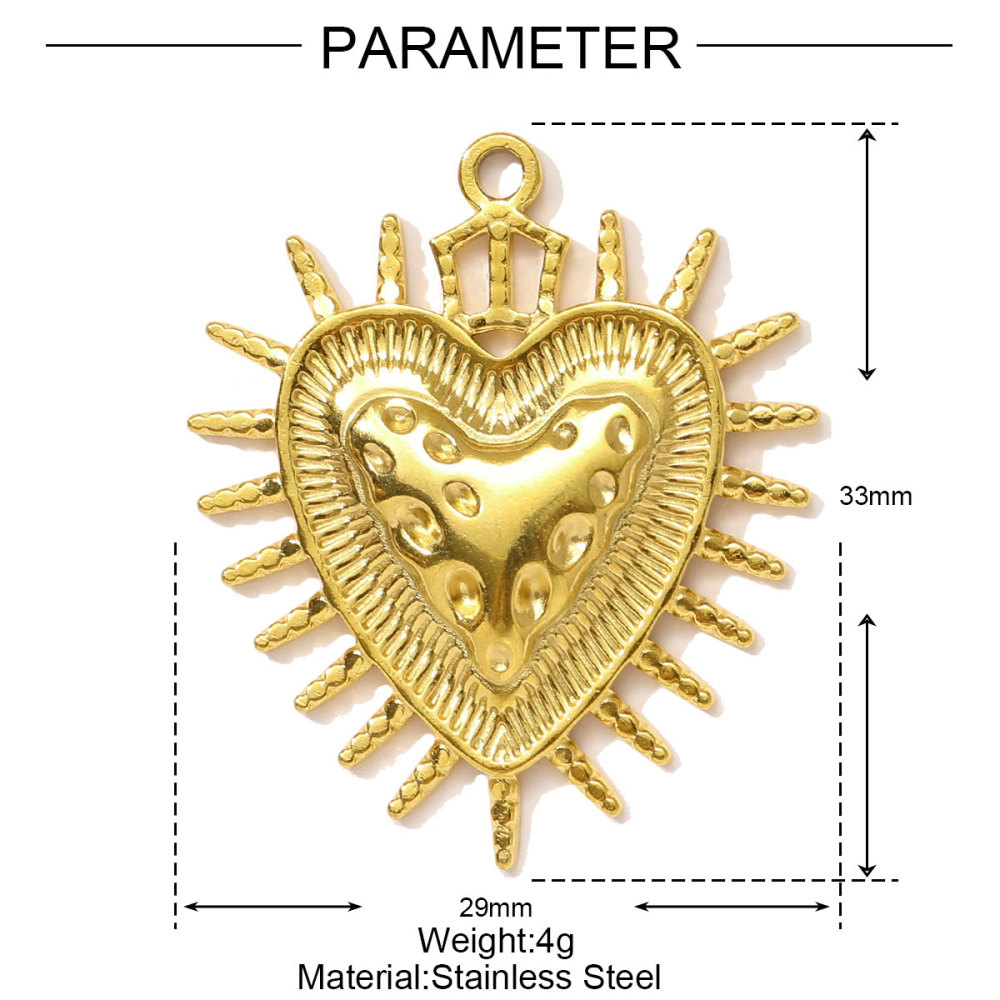 6pcs/pack Stainless Steel Angel Love Heart Necklace Pendant Two Tine Eagle Butterfly Conch DIY Charm Women Fish Tail Jewelry