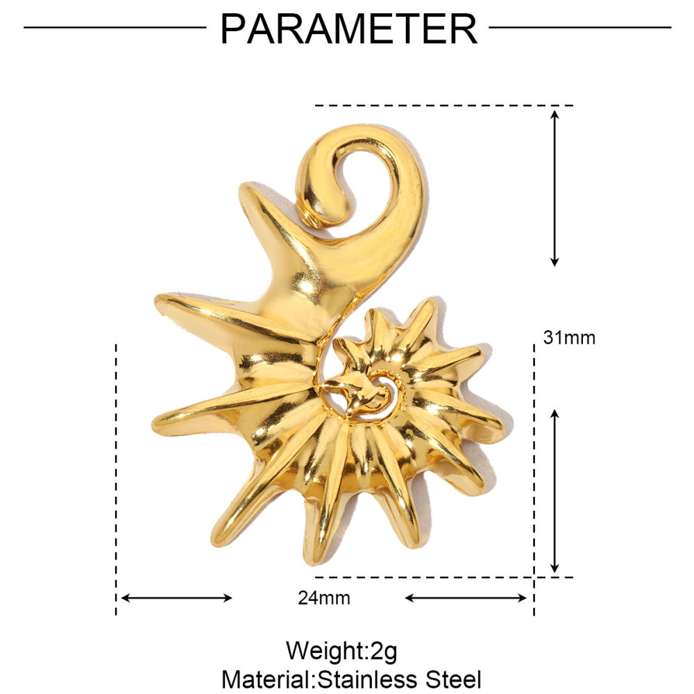 6pcs/pack French Natural Srone Snake Stainless Steel Diy Charms Women Manta Ray Turtle Necklace Pendant Dolphin Jewelry