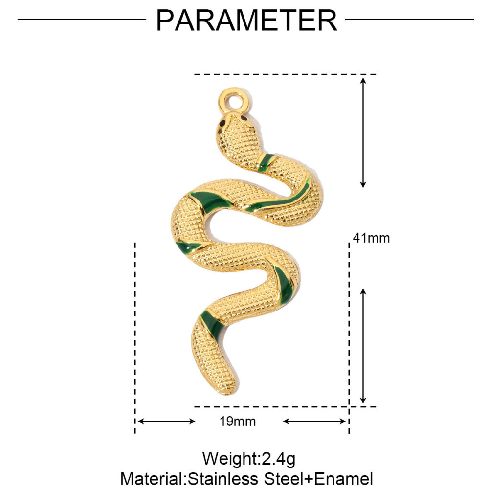 6pcs/pack French Natural Srone Snake Stainless Steel Diy Charms Women Manta Ray Turtle Necklace Pendant Dolphin Jewelry