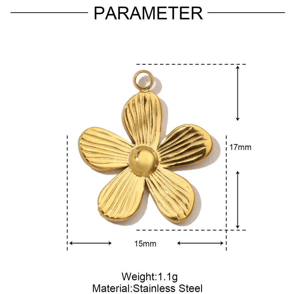 6pcs/pack French Eye Flower Stainless Steel Diy Bracelet Charms Women Virgin Mary Necklace Pendant Religious Tag Jewelry