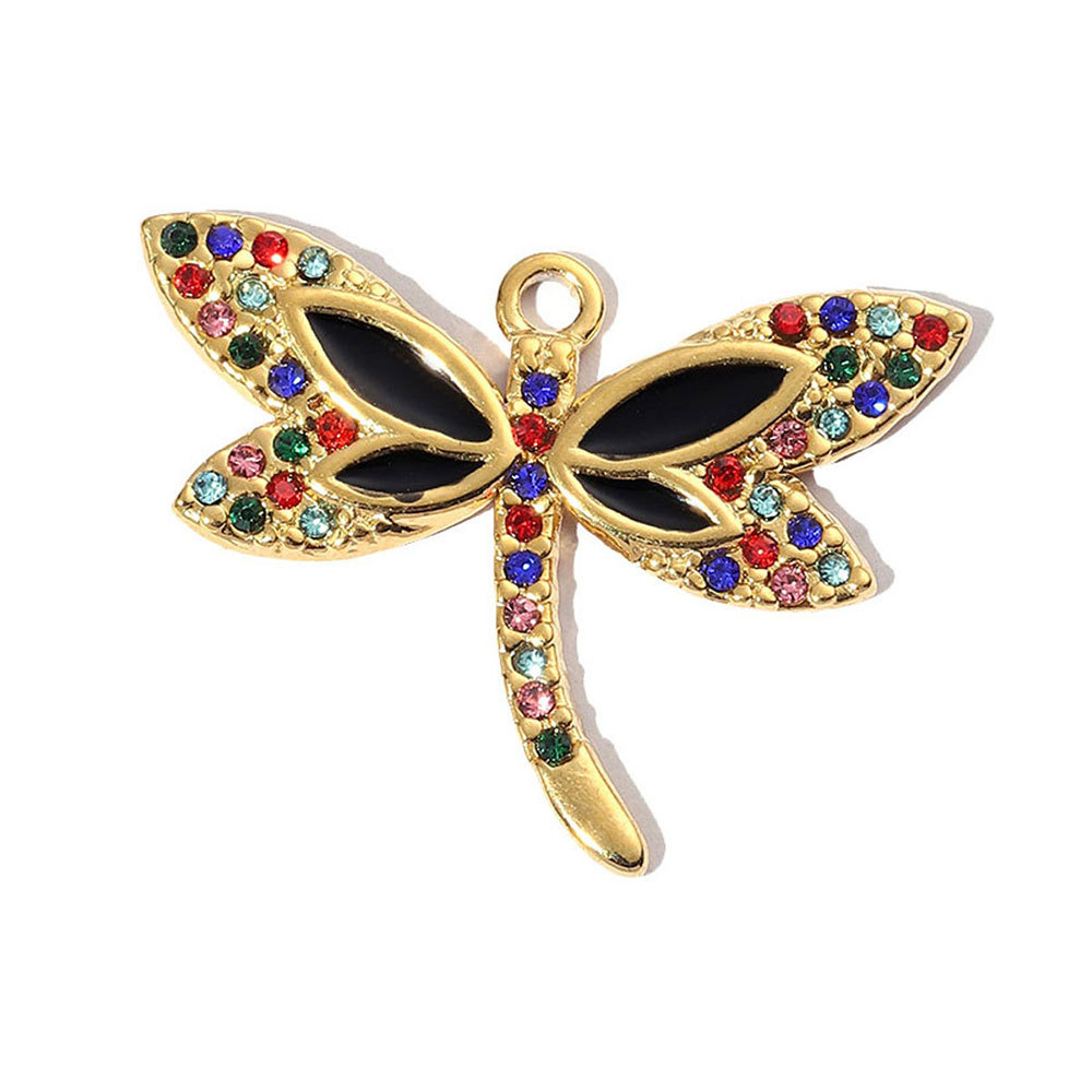 6pcs/pack Stainless Steel Turtle Dragonfly Earring DIY Charms Women Leaf Starfish Necklace Pendant Conch Mobula Shell Jewelry