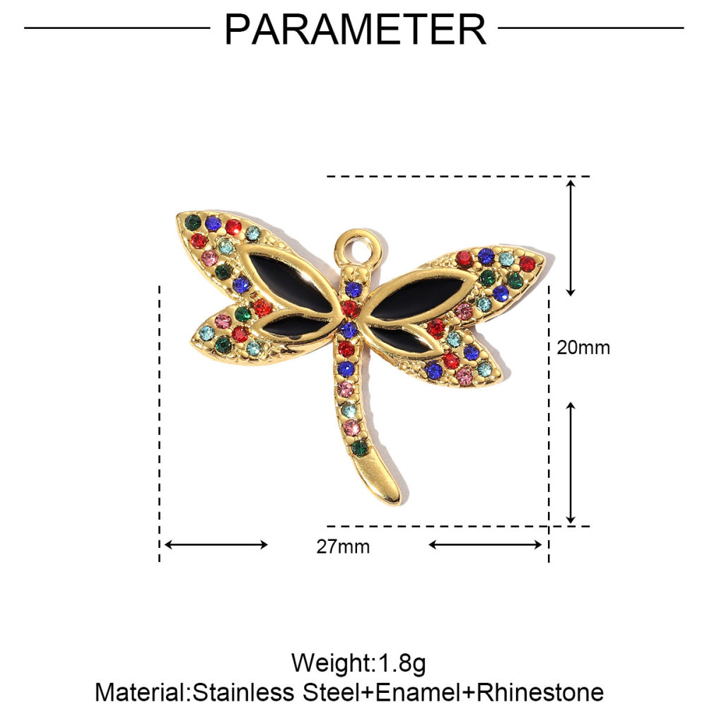 6pcs/pack Stainless Steel Turtle Dragonfly Earring DIY Charms Women Leaf Starfish Necklace Pendant Conch Mobula Shell Jewelry