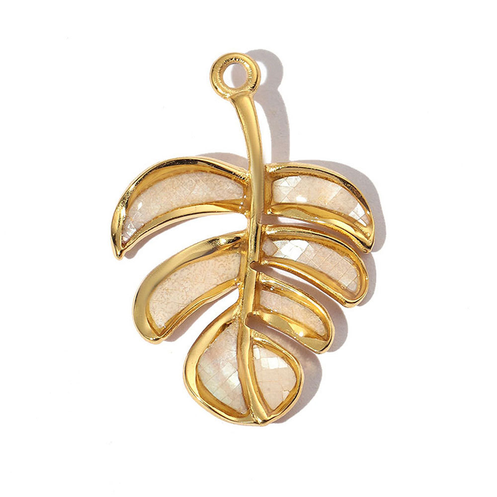 6pcs/pack Stainless Steel Turtle Dragonfly Earring DIY Charms Women Leaf Starfish Necklace Pendant Conch Mobula Shell Jewelry