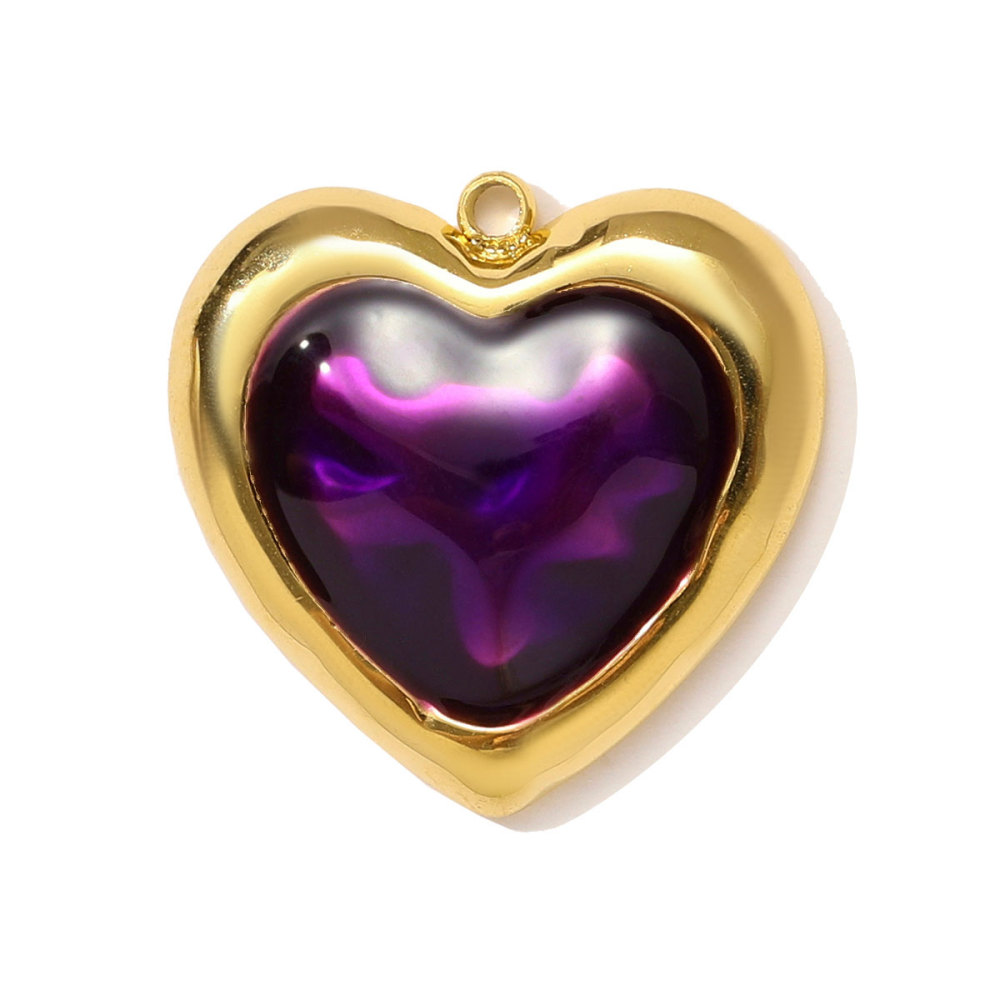 6pcs/pack Stainless Steel Enamel Love Heart Necklace Pendant Dopamine Cross Windmill DIY Earring Charm Women Monstera Leaf Jewelry