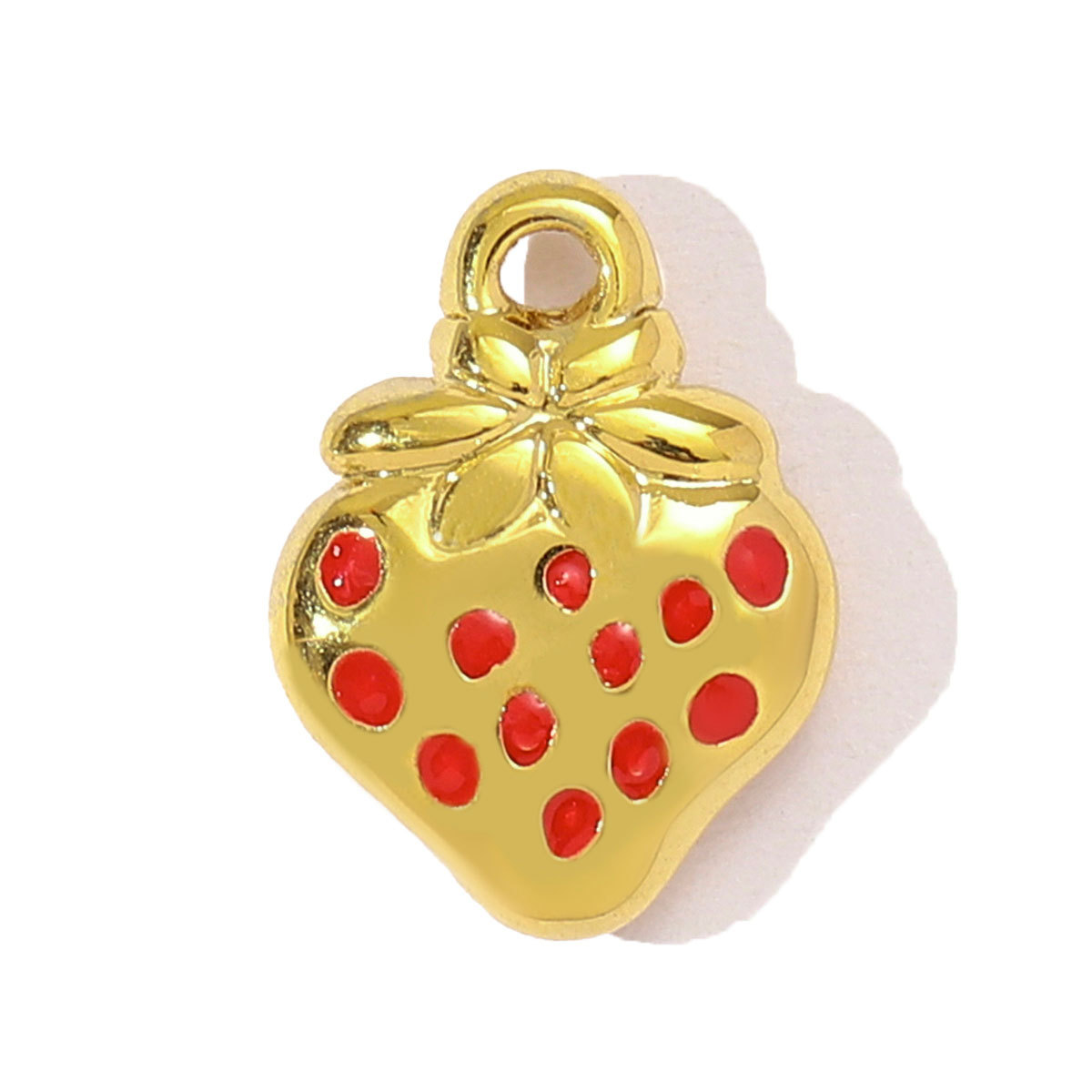 6pcs/pack Stainless Steel Heart Zircon Bear Paw DIY Charm Love Key Star Coffe Cup Pendant Woman Necklace Bracelet Making Jewelry