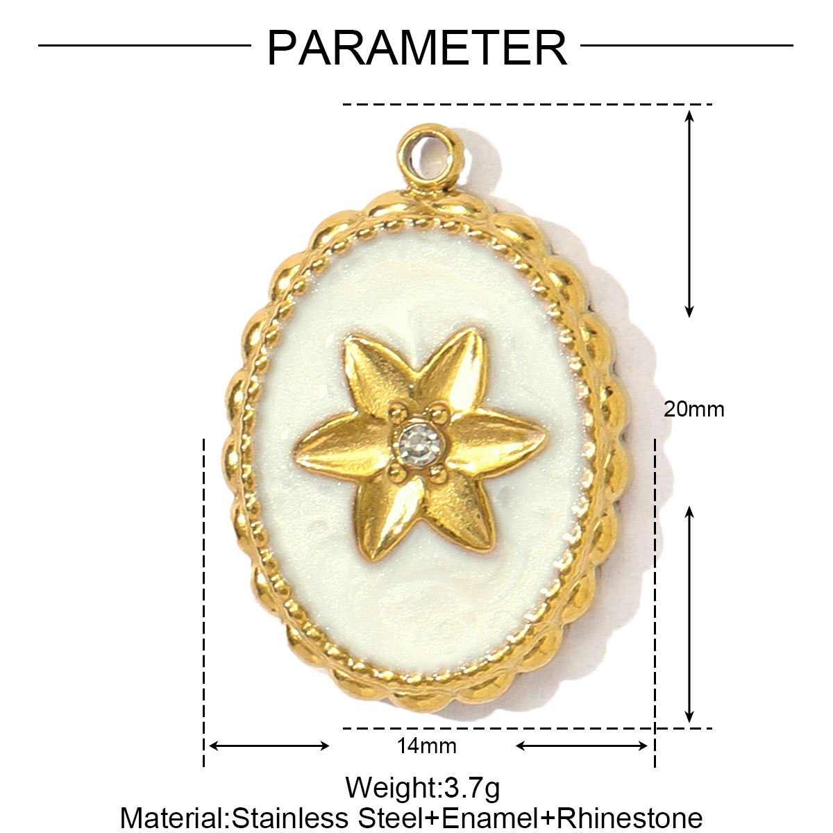 6pcs/pack Stainless Steel Heart Zircon Bear Paw DIY Charm Love Key Star Coffe Cup Pendant Woman Necklace Bracelet Making Jewelry