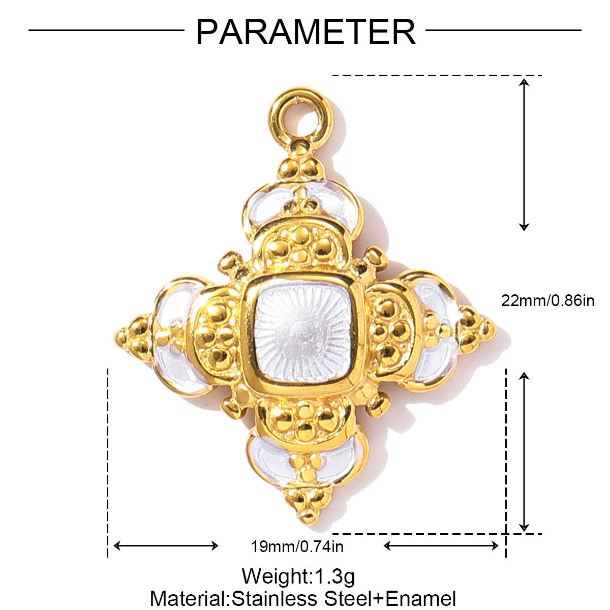 6pcs/pack Oval Plam Tree Star Stainless Steel DIY Bracelet Charms Enamel Red Mouth Lip Butterfly Necklace Pendants Woman Jewelry