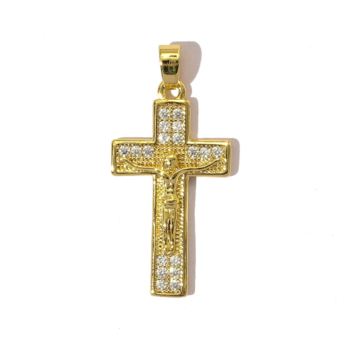 6pcs/pack Luxury Cubic Zircon Horseshoe Cross Pendant Angel Wing Unicorn Turtle Copper CZ Charms For DIY Jewelry Necklace Making