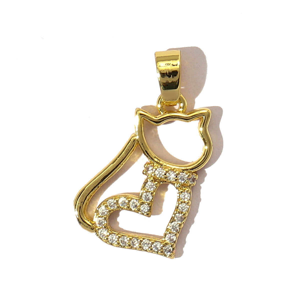 6pcs/pack Luxury Cubic Zircon Horseshoe Cross Pendant Angel Wing Unicorn Turtle Copper CZ Charms For DIY Jewelry Necklace Making
