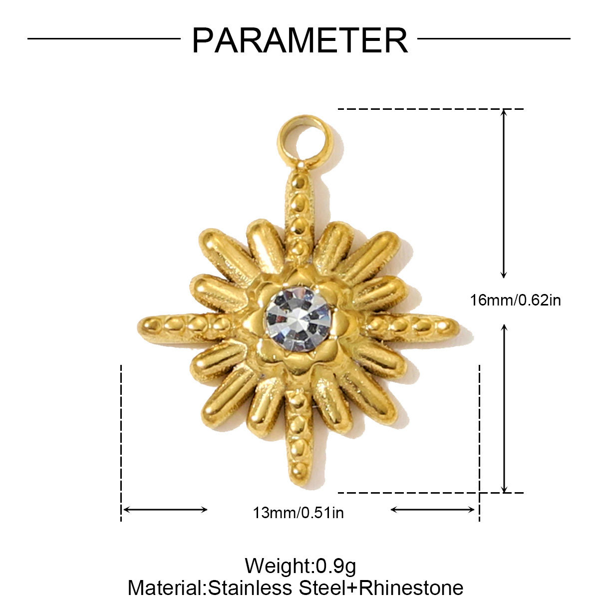 6pcs/pack Stainless Steel Rhinestone Life Tree Star Necklace Pendant Conch Eye Heart DIY Charm Women Mask Jewelry Wholesale