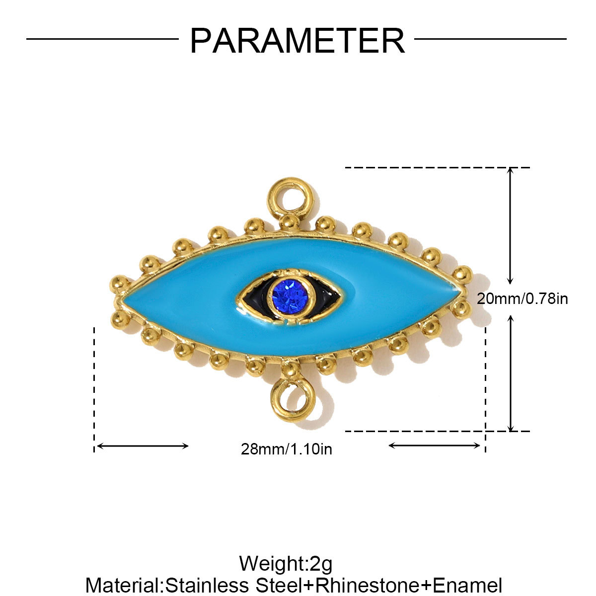 6pcs/pack Stainless Steel Rhinestone Life Tree Star Necklace Pendant Conch Eye Heart DIY Charm Women Mask Jewelry Wholesale