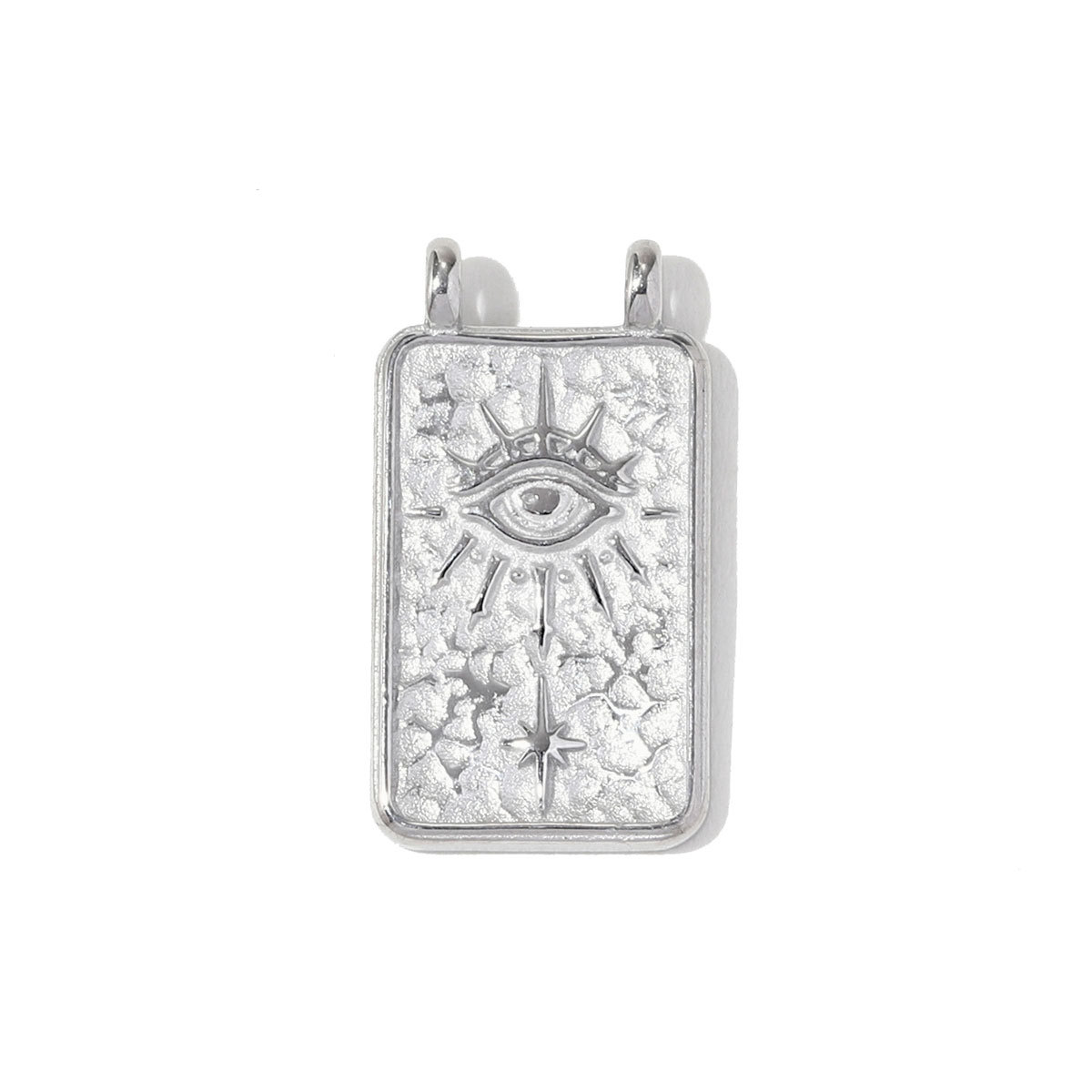 6pcs/pack Stainless Steel Flower Evil Eye Necklace Pendant Snake Eagle DIY Charm Women Never Fade Love Heart Jewelry Wholesale
