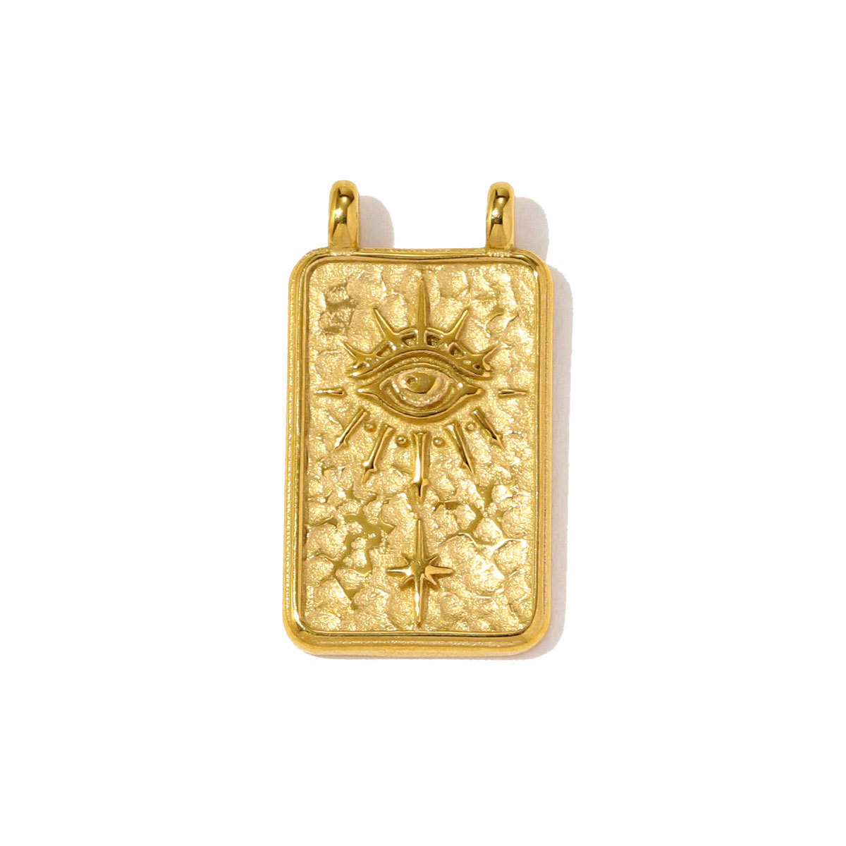6pcs/pack Stainless Steel Flower Evil Eye Necklace Pendant Snake Eagle DIY Charm Women Never Fade Love Heart Jewelry Wholesale