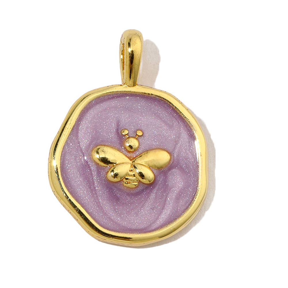 6pcs/pack Enamel Ace Heart Poker Seahorse Copper Zircon DIY Charm Women Fish Tail Flower Pendant Bracelet Necklace Making Jewelry