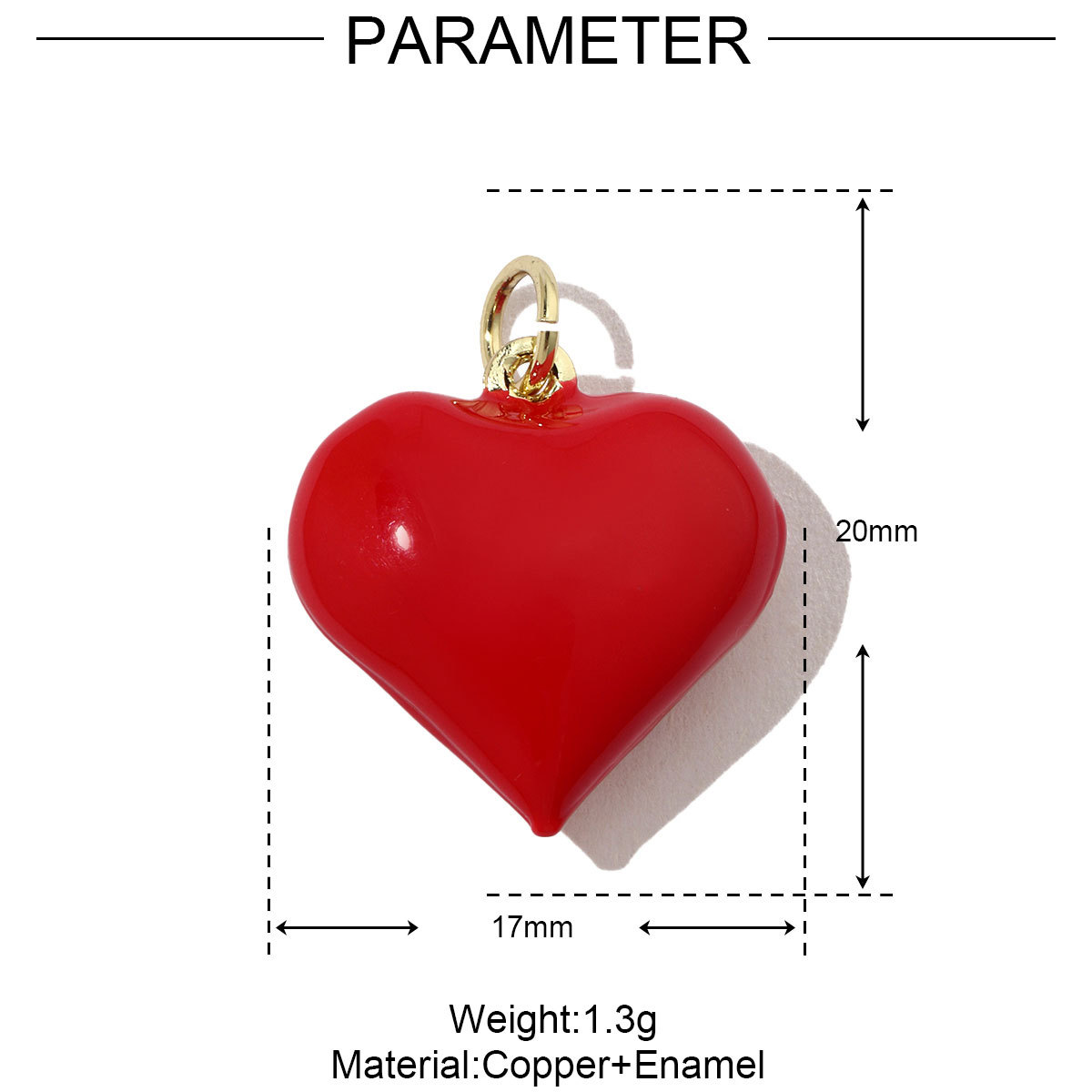6pcs/pack Copper Enamel Love Heart Dice DIY Earring Charms Women Wine Glass Banana Necklace Pendants Fruit Jewelry Wholesale