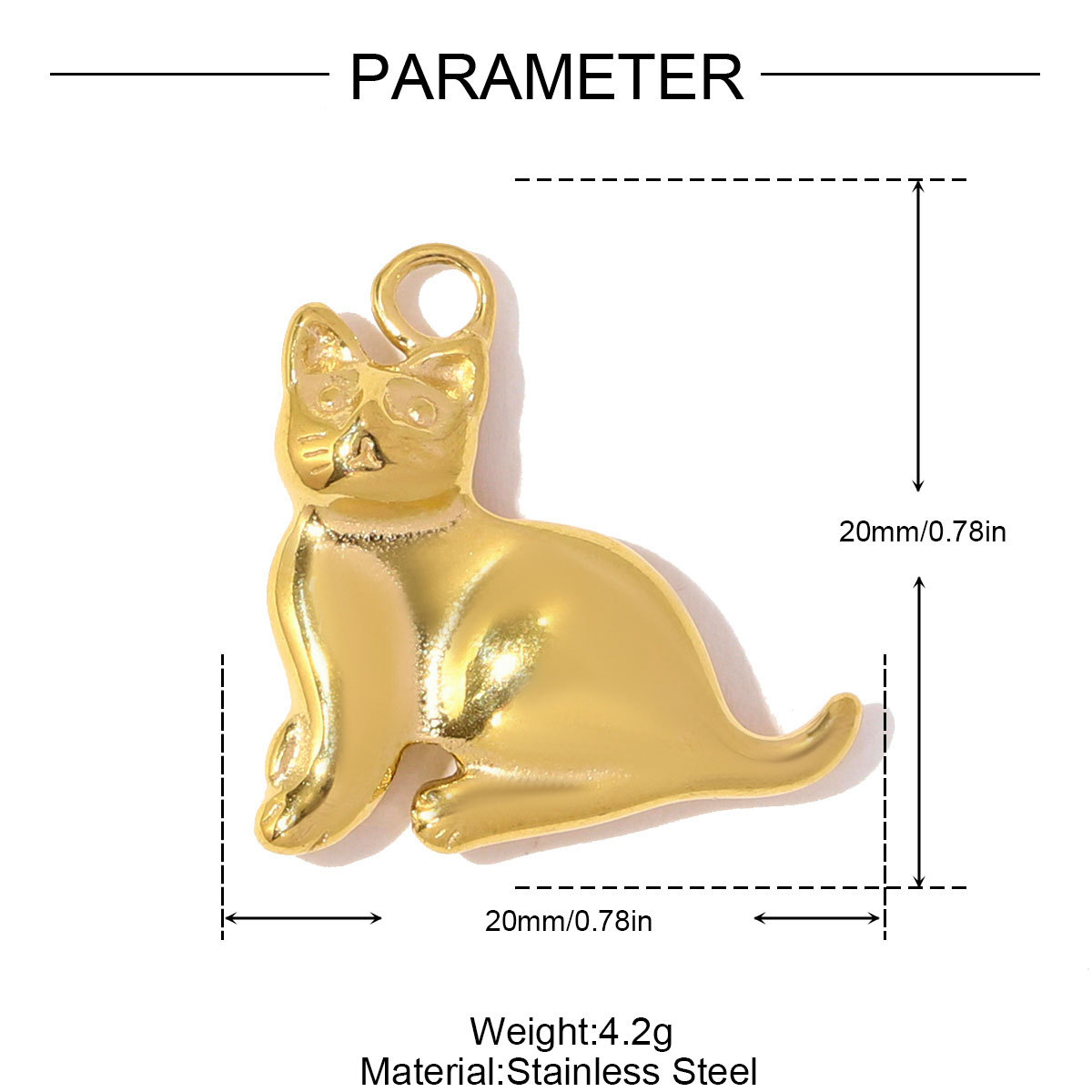 6pcs/pack Stainless Steel Cat Dolphin Necklace Pendant Lobster Pineapple DIY Charm Women Angel Love Heart Jewelry Wholesale
