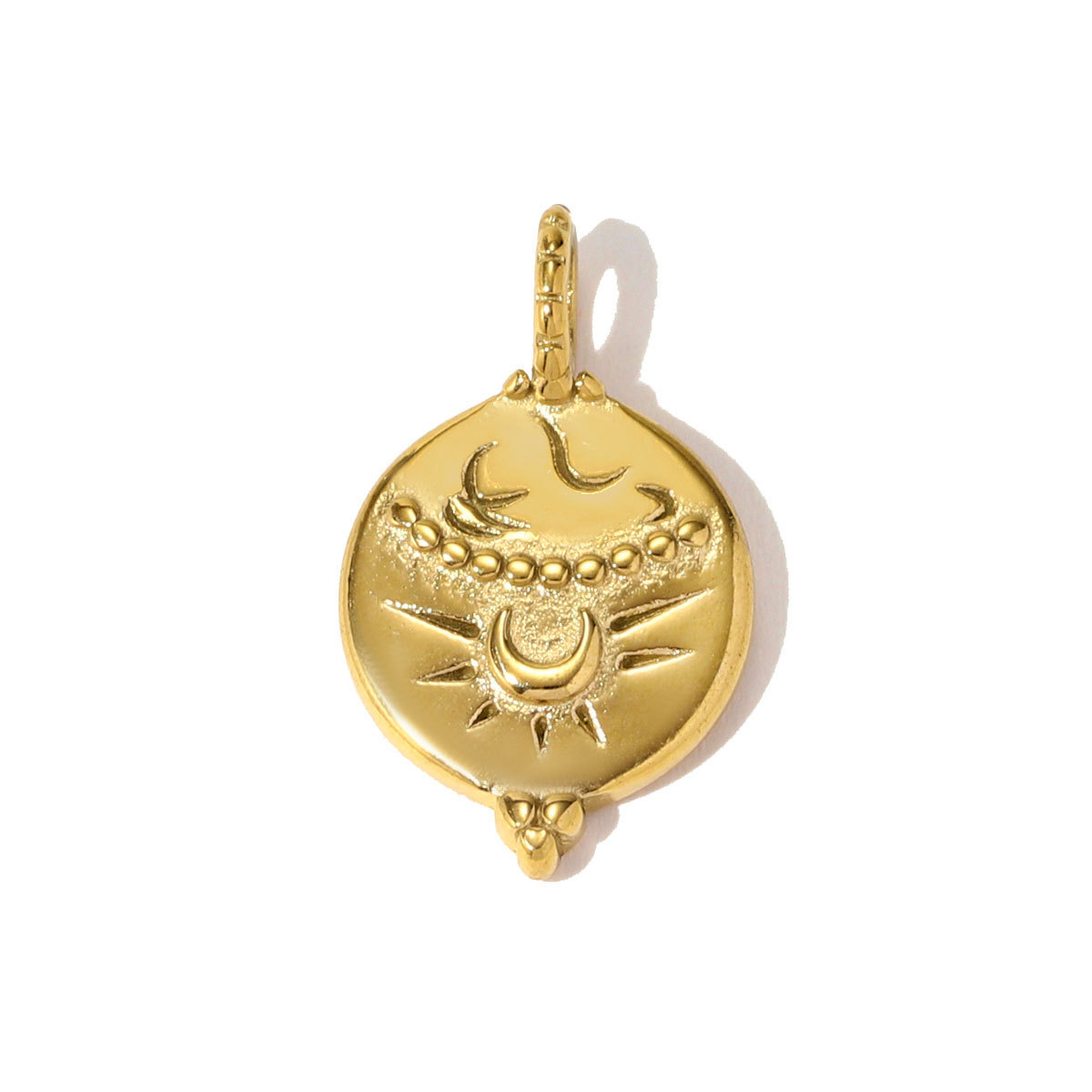 6pcs/pack Stainless Steel Cat Dolphin Necklace Pendant Lobster Pineapple DIY Charm Women Angel Love Heart Jewelry Wholesale