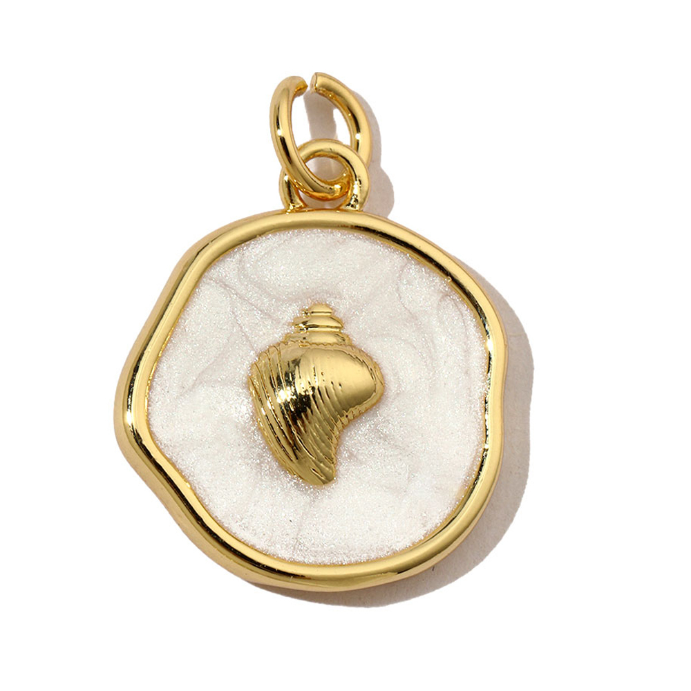 6pcs/pack Copper Zircon Turtle DIY Charms Women Whale Mermaid Tail Starfish Necklace Pendant Ocean Theme Jewelry Bracelet Making