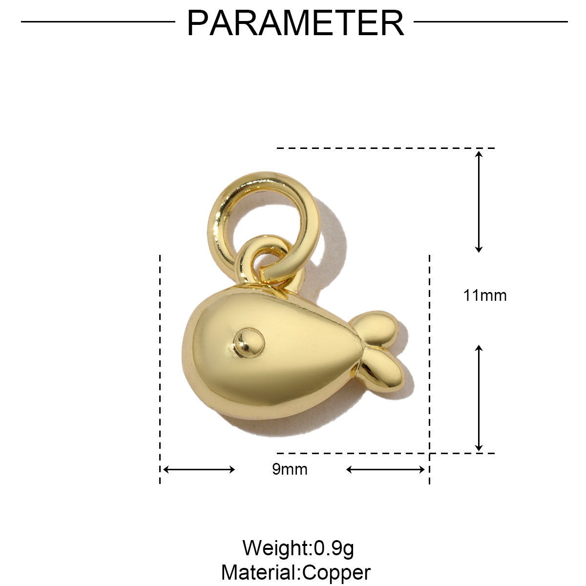 6pcs/pack Copper Zircon Turtle DIY Charms Women Whale Mermaid Tail Starfish Necklace Pendant Ocean Theme Jewelry Bracelet Making