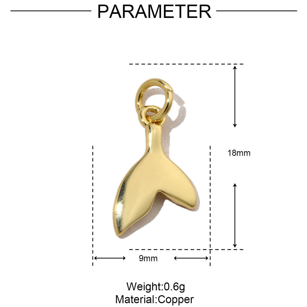 6pcs/pack Copper Zircon Turtle DIY Charms Women Whale Mermaid Tail Starfish Necklace Pendant Ocean Theme Jewelry Bracelet Making