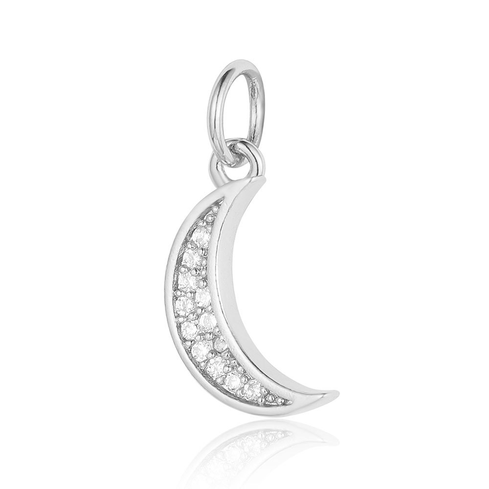6pcs/pack Copper Zircon Airplane DIY Bracelet Charms Women Hollow Heart Sitting Cat Swallow Star Pendants Necklace Making Jewelry