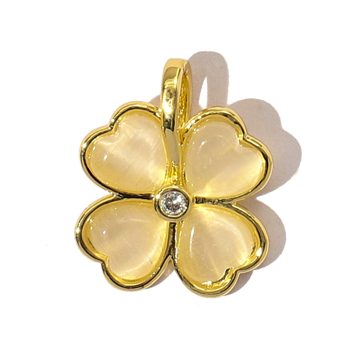6pcs/pack Luxury Strawberry Cherry Cubic Zircon Angel Wing Charms Clover Rose Flower Copper CZ Necklace Pendants DIY Jewelry