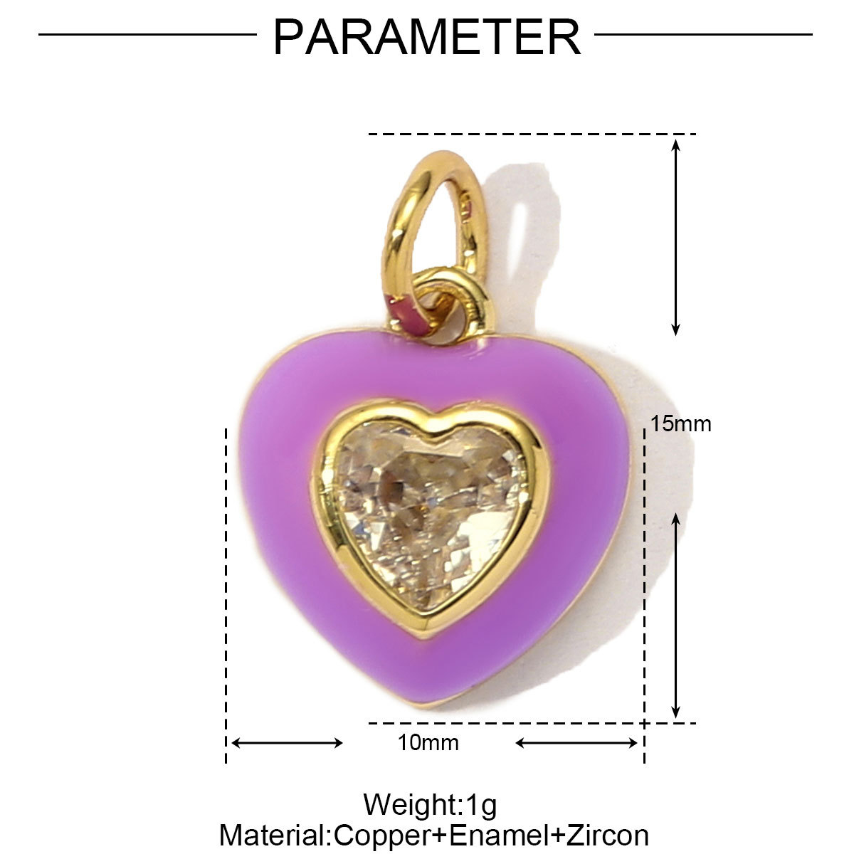 6pcs/Lot Fashion Pink Painted Hope Ribbon DIY Necklace Pendants Women Enamel Heart Butterfly Charms Love Jewelry Wholesale