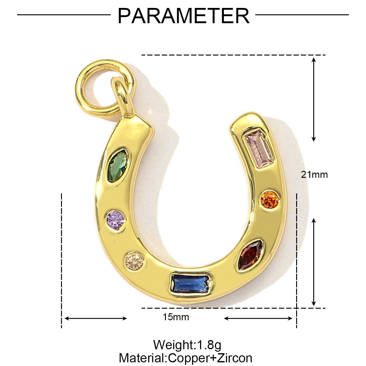 3pcs/Lot Fashion Copper Cubic Zircon Wine Glasses High Boots Horseshoe DIY Charms Women Enamel Hat Fist Pendants Lucky Jewelry