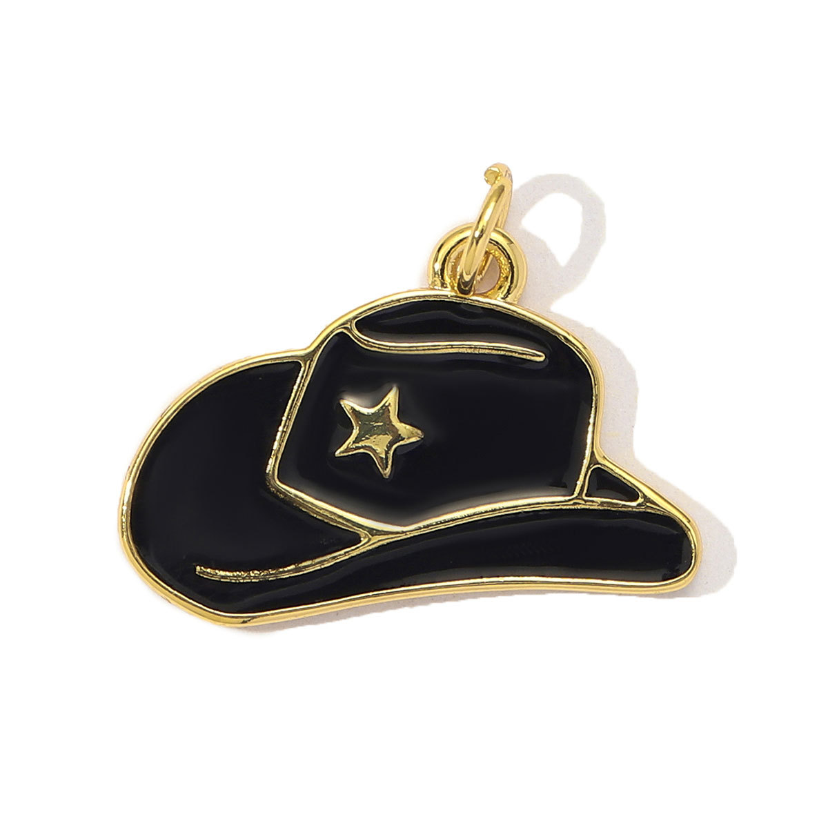 6pcs/Lot Fashion Copper Cubic Zircon Wine Glasses High Boots Horseshoe DIY Charms Women Enamel Hat Fist Pendants Lucky Jewelry