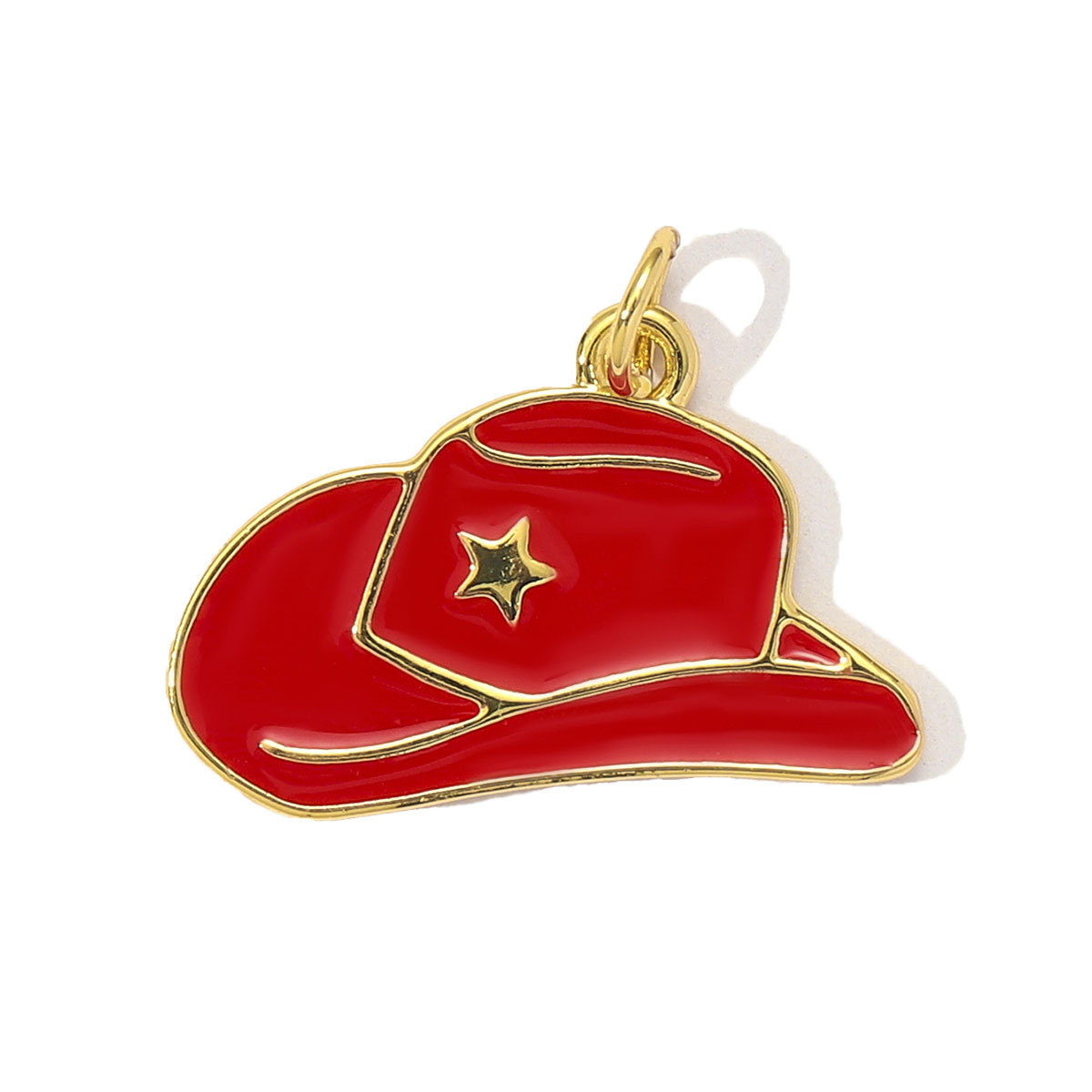 6pcs/Lot Fashion Copper Cubic Zircon Wine Glasses High Boots Horseshoe DIY Charms Women Enamel Hat Fist Pendants Lucky Jewelry