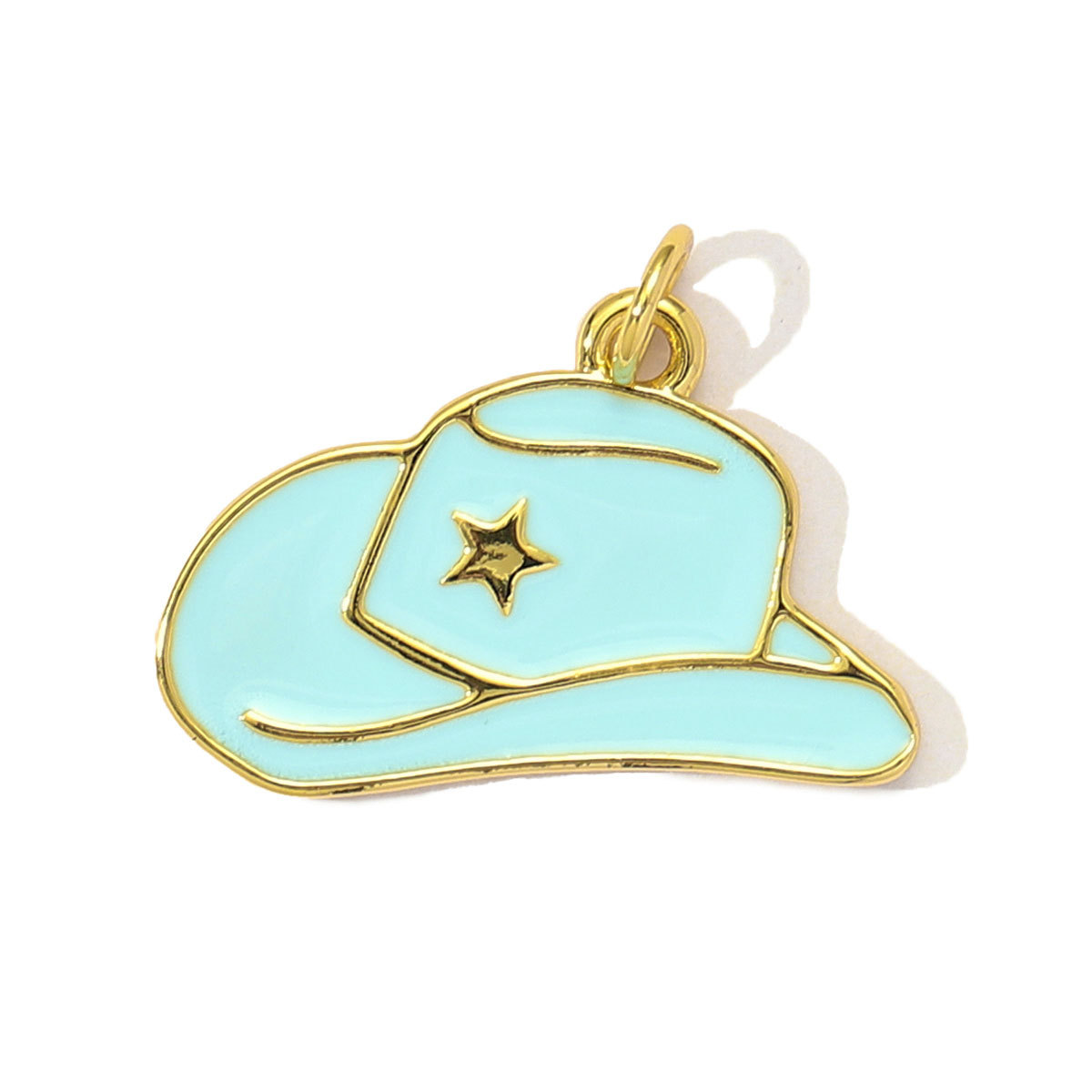 6pcs/Lot Fashion Copper Cubic Zircon Wine Glasses High Boots Horseshoe DIY Charms Women Enamel Hat Fist Pendants Lucky Jewelry