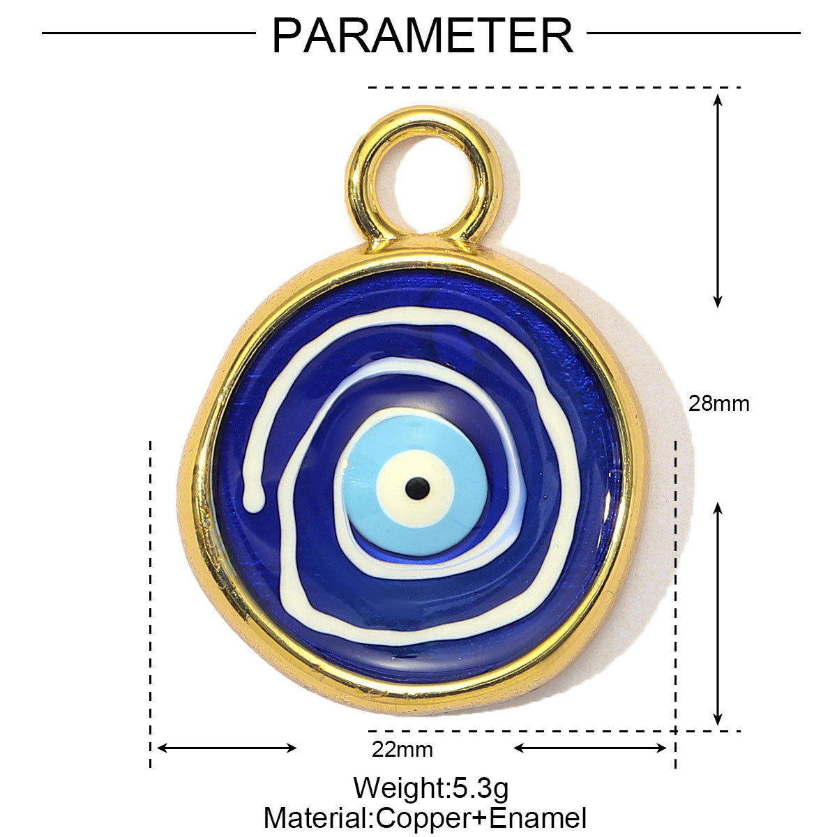 6pcs/Lot Fashion Copper Cubic Zircon Planet Sun Star DIY Charms Women Enamel Evil Eye Unicorn Pendants Cross Heart Jewelry