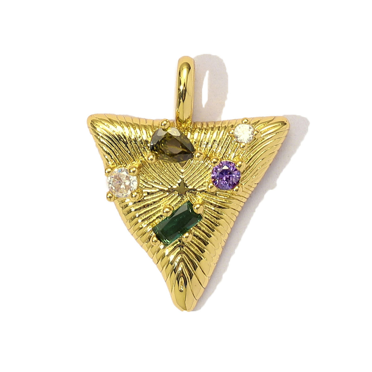 6pcs/Lot Copper Cubic Zircon Love Heart Flower Crown DIY Charms Women Enamel Envelope Mushroom Pendants Butterfly Jewelry