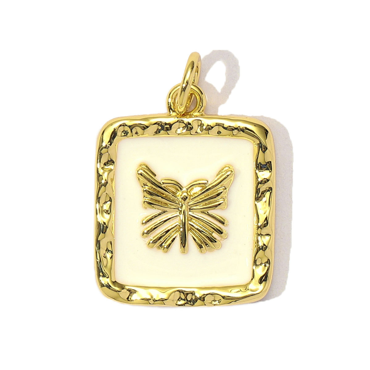 6pcs/Lot Copper Cubic Zircon Love Heart Flower Crown DIY Charms Women Enamel Envelope Mushroom Pendants Butterfly Jewelry