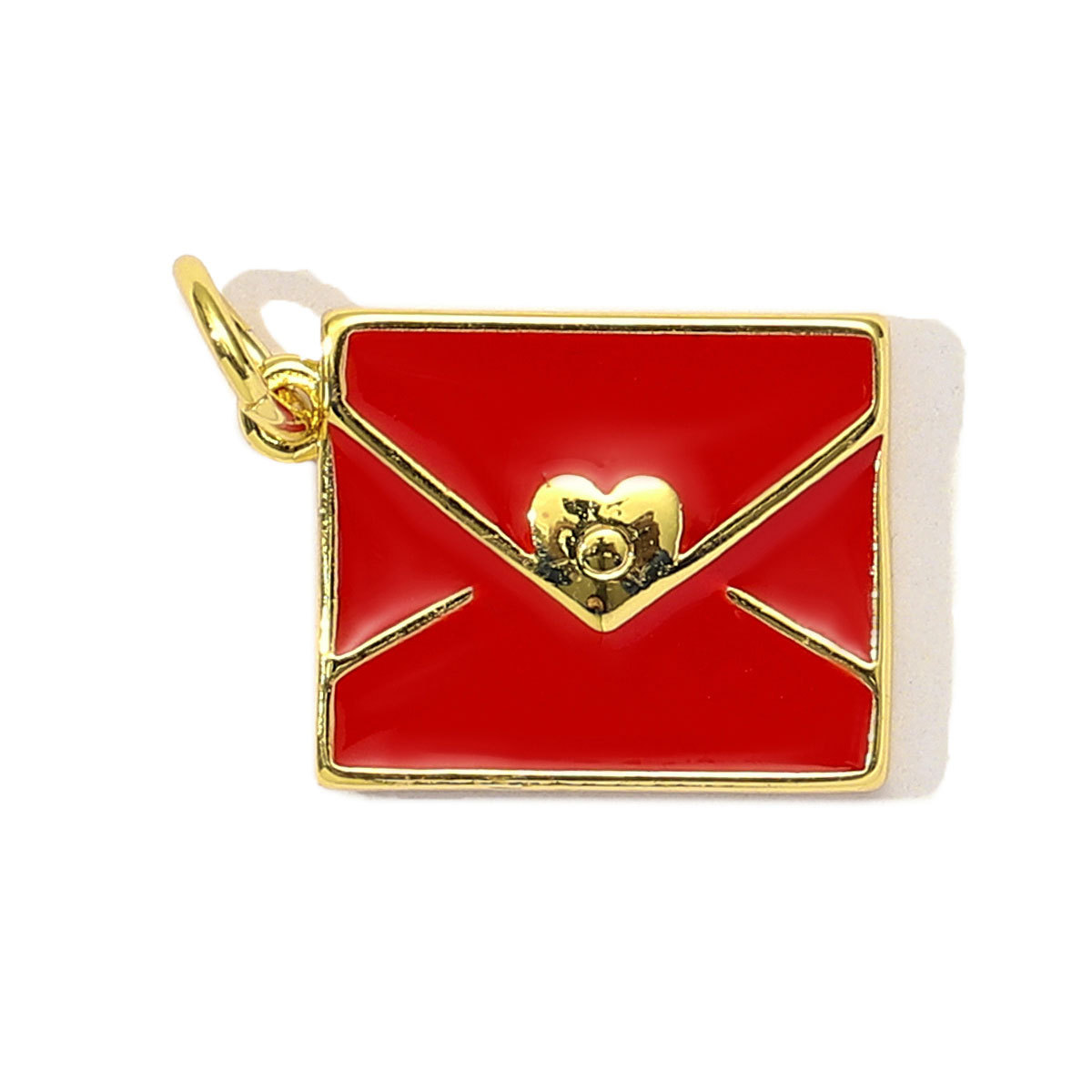 6pcs/Lot Copper Cubic Zircon Love Heart Flower Crown DIY Charms Women Enamel Envelope Mushroom Pendants Butterfly Jewelry