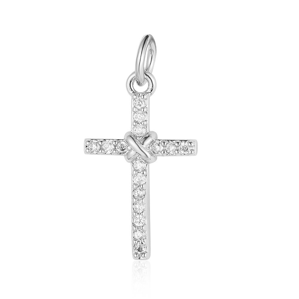 6pcs/pack Copper Zircon Clover Infinity DIY Connector Charm Women Star Moon Sun Snowflake Necklace Pendant Girl Boy Jewelry