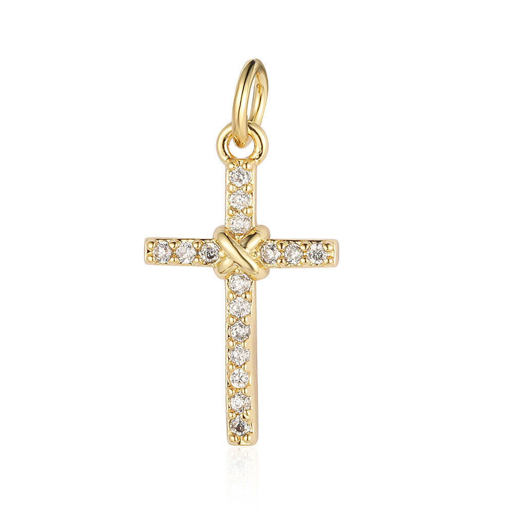 6pcs/pack Copper Zircon Clover Infinity DIY Connector Charm Women Star Moon Sun Snowflake Necklace Pendant Girl Boy Jewelry