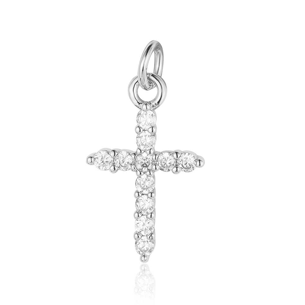 6pcs/pack Copper Zircon Clover Infinity DIY Connector Charm Women Star Moon Sun Snowflake Necklace Pendant Girl Boy Jewelry