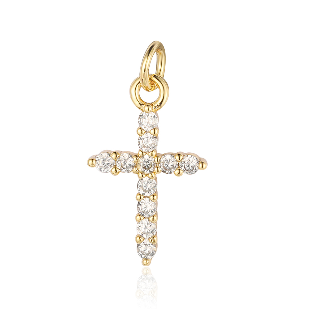 6pcs/pack Copper Zircon Clover Infinity DIY Connector Charm Women Star Moon Sun Snowflake Necklace Pendant Girl Boy Jewelry
