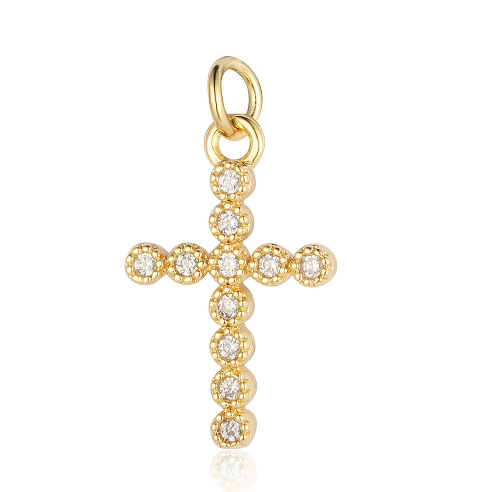 6pcs/pack Copper Zircon Clover Infinity DIY Connector Charm Women Star Moon Sun Snowflake Necklace Pendant Girl Boy Jewelry