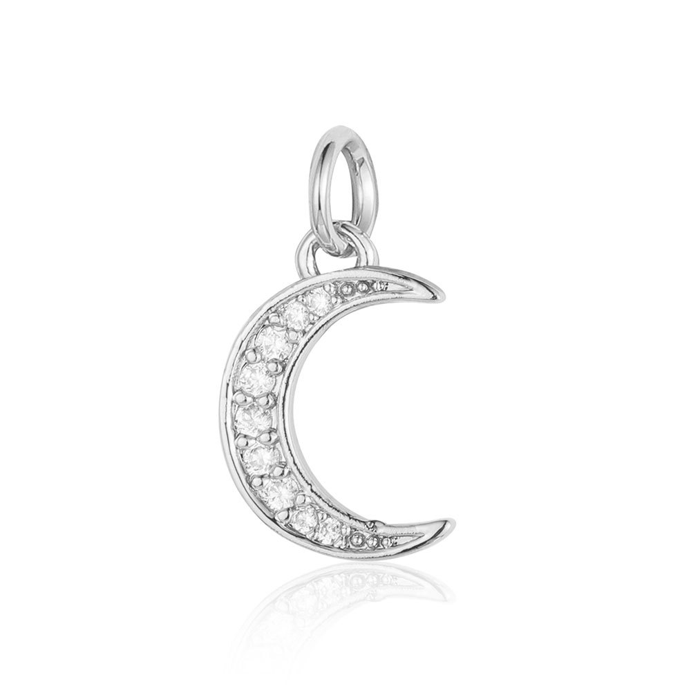 6pcs/pack Copper Zircon Clover Infinity DIY Connector Charm Women Star Moon Sun Snowflake Necklace Pendant Girl Boy Jewelry
